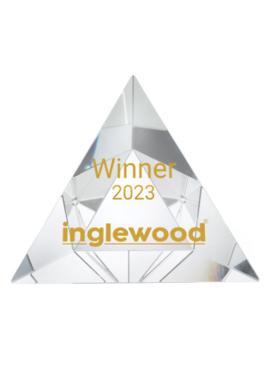 Picture of x 7.5in Clear Optical Crystal Triangle Award 5.5cm